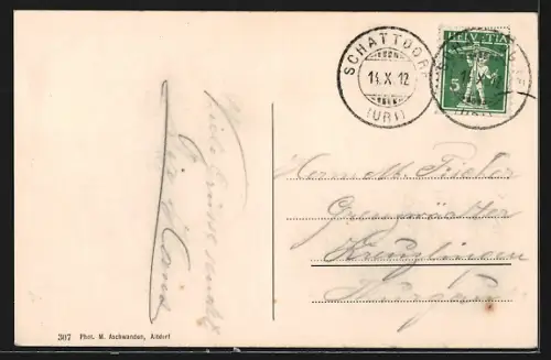 AK Altdorf, Teilansicht mit Kirche