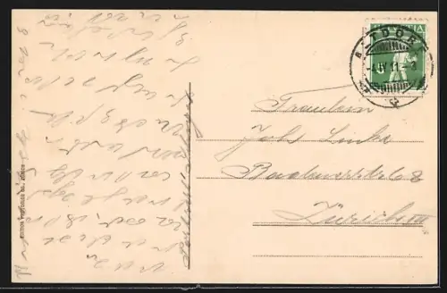 AK Altdorf, Teilansicht mit Kirche