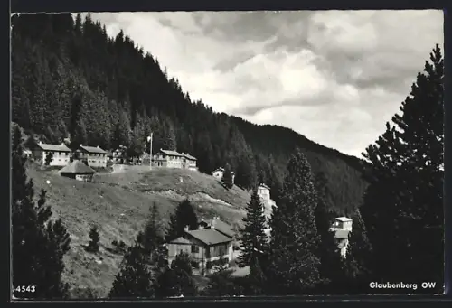 AK Sarnen, Glaubensberg aus der Vogelschau