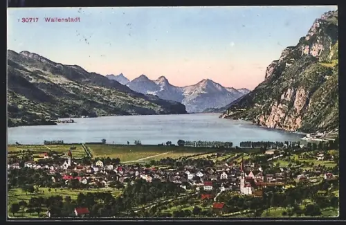 AK Wallenstadt, Blick zum See