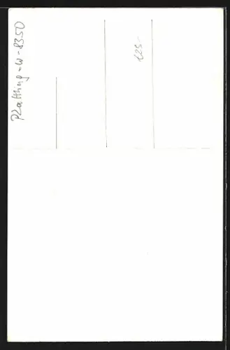 Foto-AK Plattling / Ndb, Blick in den Ort, einzelstehendes Wohnhaus