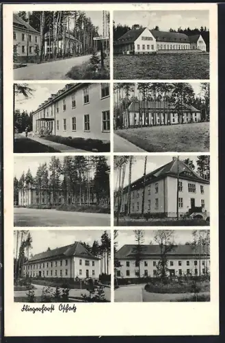 AK Oschatz, Fliegerhorst, Kasernengebäude