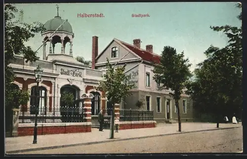 AK Halberstadt, Cafe Stadtpark