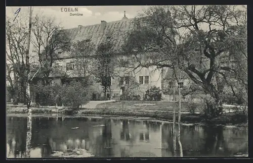 AK Egeln, Blick über den Teich nach der Domäne