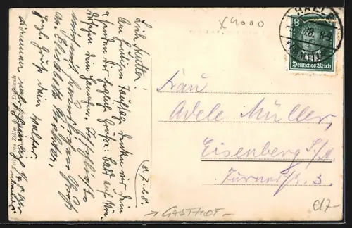 AK Halle / Saale, Gasthof Waldkater in der Dölauer Haide