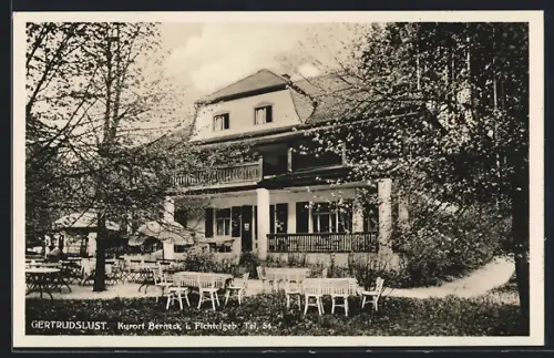 AK Berneck i. Fichtelgeb., Gasthof Gertrudslust