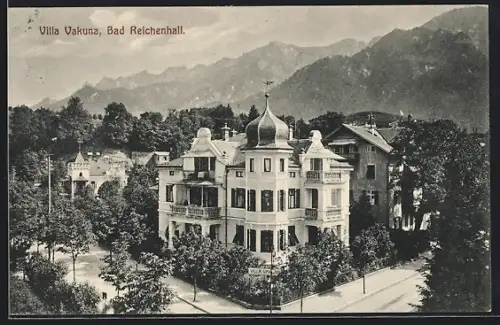 AK Bad Reichenhall, Blick auf das Hotel Villa Vakuna