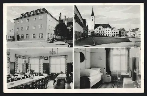 AK Frontenhausen, Brauerei, Gasthaus und Hotel Röhrl, Bes. Josef Röhrl