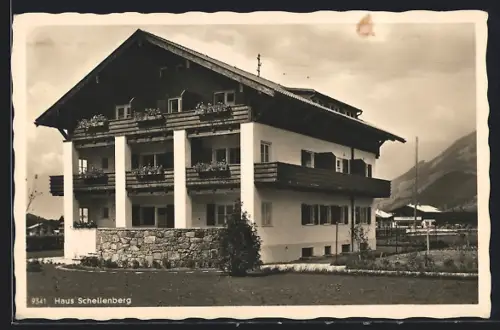 AK Oberstdorf, Hotel Haus Schellenberg, von Otto Fischer