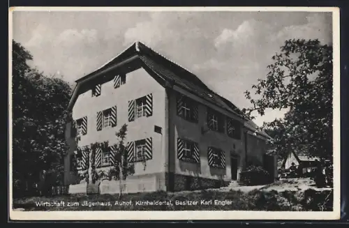AK Auhof /Kirnhaldertal, Gasthof zum Jägerhaus von Karl Engler