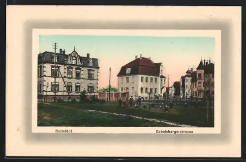 AK Buttstädt, Gabelsbergerstrasse mit Jungen
