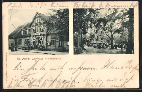 AK Friedrichsruh Bez. Hamburg, Gasthaus Landhaus Friedrichsruh