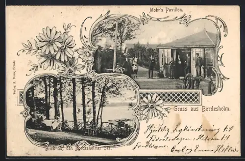 AK Bordesholm, Mohr`s Pavillon, Bordesholmer See