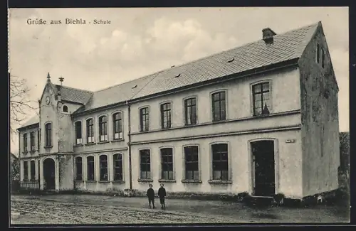 AK Biehla / Elsterwerda, Schule mit Kindern