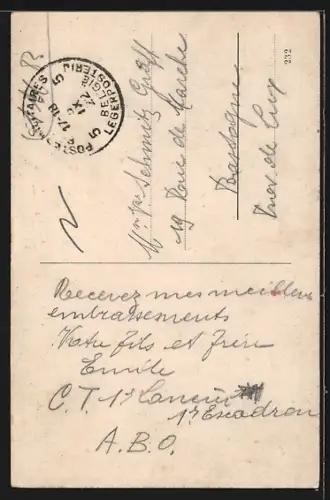 AK Capellen /Kreis Geldern, Ortspartie mit Kirche