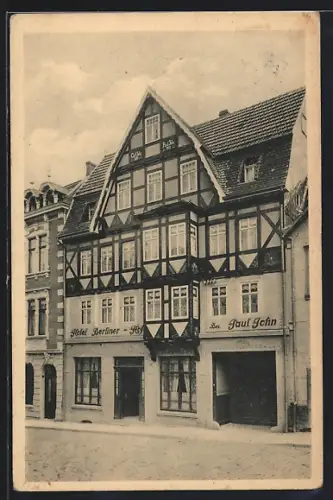 AK Bleicherode, Hotel Berliner Hof von Paul John