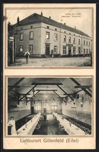 AK Gillenfeld /Eifel, Hotel zur Post, Besitzer Hommes