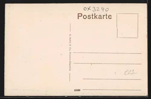 AK Neuhaldensleben, Blick in die Calvörder-Strasse