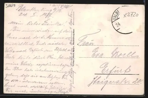 AK Blankenburg am Harz, Gasthaus zur Eisenbahn