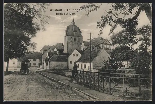 AK Allstedt i. Thüringen, Blick auf den Dom