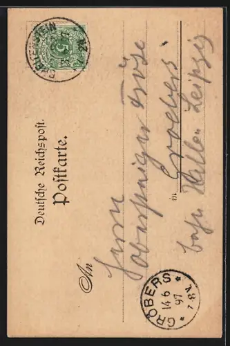 AK Güntersberge, Handlung R. Rausche, Ortspanorama