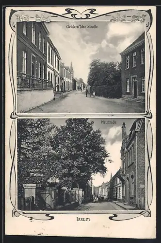 AK Issum, Geldern`sche Strasse, Neustrasse