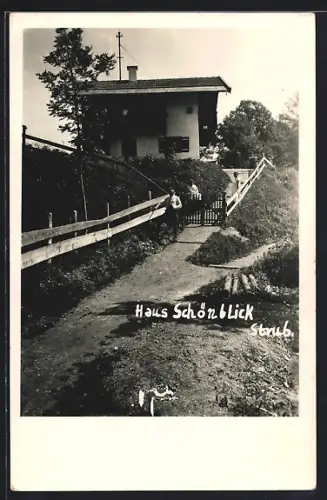 Foto-AK Strub, Hotel Haus Schönblick