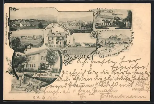 AK Freilassing, Handlung Kaufman Willi, Villa Trautmann, Herrenhaus