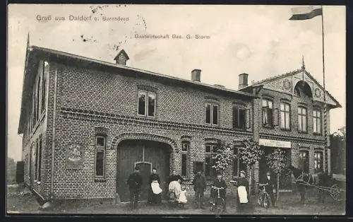 AK Daldorf b. Bornhöved, Gasthaus von G. Storm