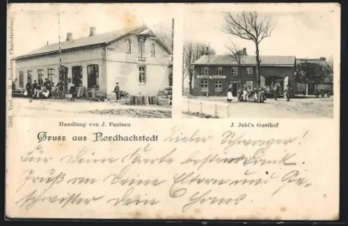 AK Nordhackstedt, J. Juhls Gasthof, Handlung von J. Paulsen