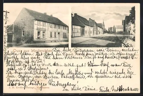 AK Wackersleben, Versch. Ortspartien im Ort