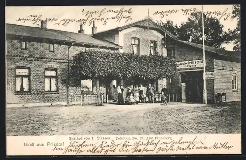 AK Prisdorf, Gasthof von J. Classen