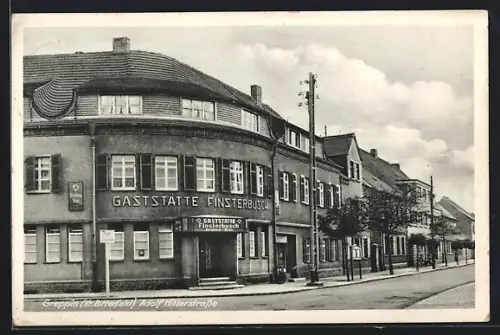 AK Greppin /Bitterfeld, Gaststätte Finsterbusch in der strasse