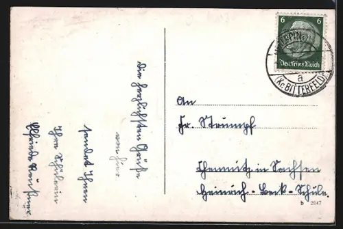 AK Greppin /Bitterfeld, Gaststätte Finsterbusch in der strasse