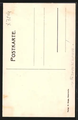 AK Elsterwerda, Jubiläum des Königl. Schullehrer-Seminars 1907, Schloss
