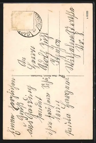AK Garding, Hotel zur Post von H. Hargens