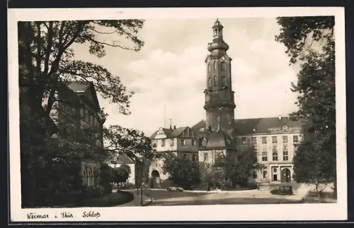 AK Weimar i. Thür., Am Schloss