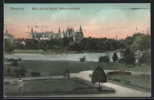 AK Hannover, Blick auf das Königl. Polizei-Präsidium