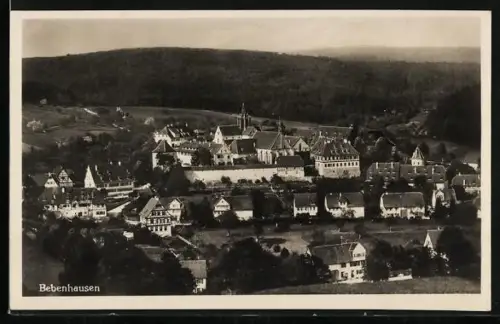 AK Bebenhausen, Kloster und Dorfansicht