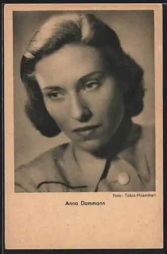AK Schauspielerin Anna Dammann im Portrait