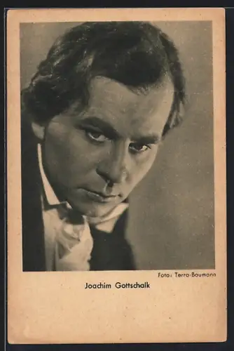 AK Schauspieler Joachim Gottschalk, Porträt