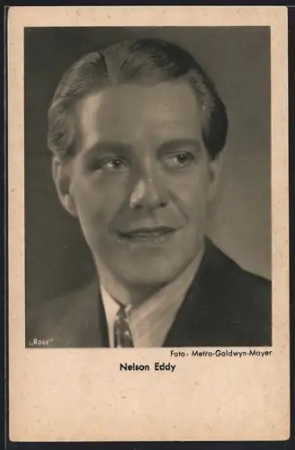AK Schauspieler Porträt Nelson Eddy
