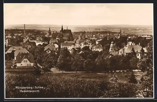 AK Münsterberg i. Schles., Gesamtansicht