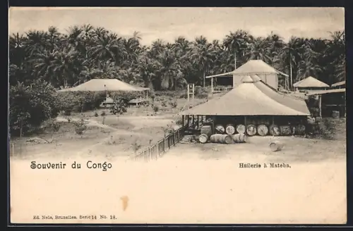 AK Mateba /Congo, Huilerie à Mateba