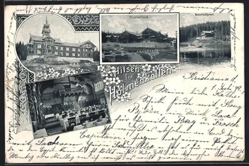 AK Holmenkollen, Touristhotel med Spisesalen, Besserudtjernet