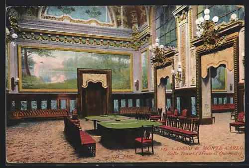 AK Monte Carlo, Casino, Salle Touset, Trente et Quarante