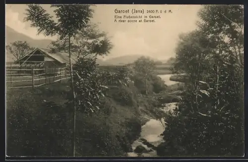 AK Garoet /Java, Flussansicht