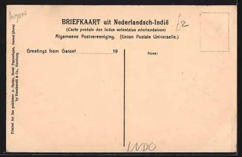 AK Garoet /Java, Auf dem Weg nach Tjipanas, Warme Schwimmbäder