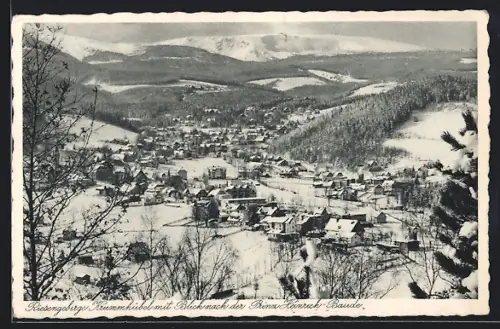 AK Krummhübel /Riesengebirge, Blick nach der Prinz Heinrich-Baude