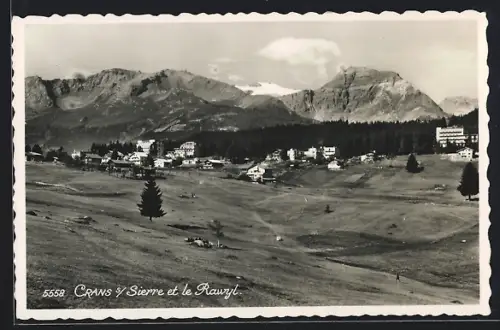 AK Crans-s-Sierre, Panorama et le Rawyl